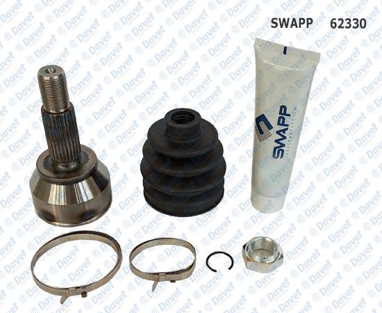 FD-1037 Aks Kafasi Sol-Sag On Dis Ford Fiesta V 1.25i  25x22x53.3 Uzunluk 141 Mm 2001-2008